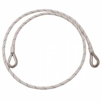 TOPANKER WIRE MED 2 LOOP - No cut lanyard with two loops Lenght X m